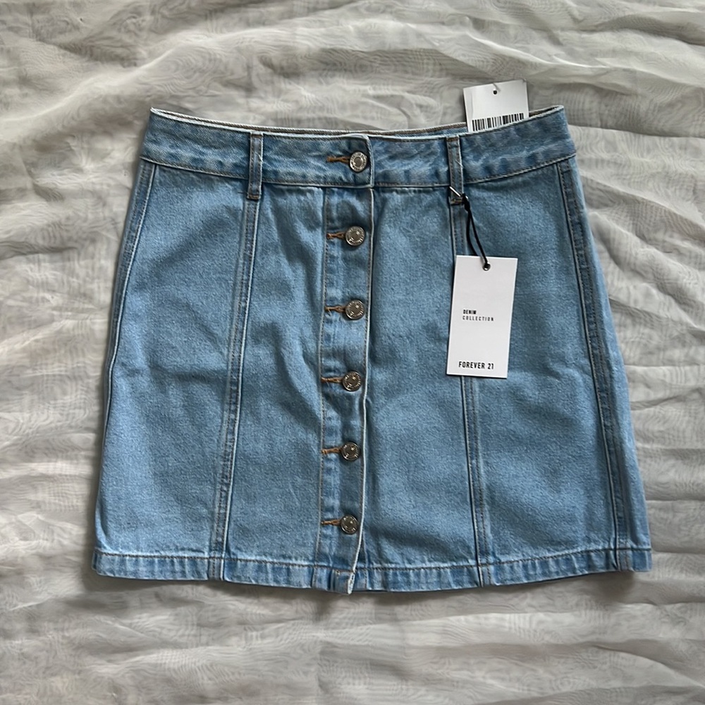 Mini Skirt Forever21 Demin